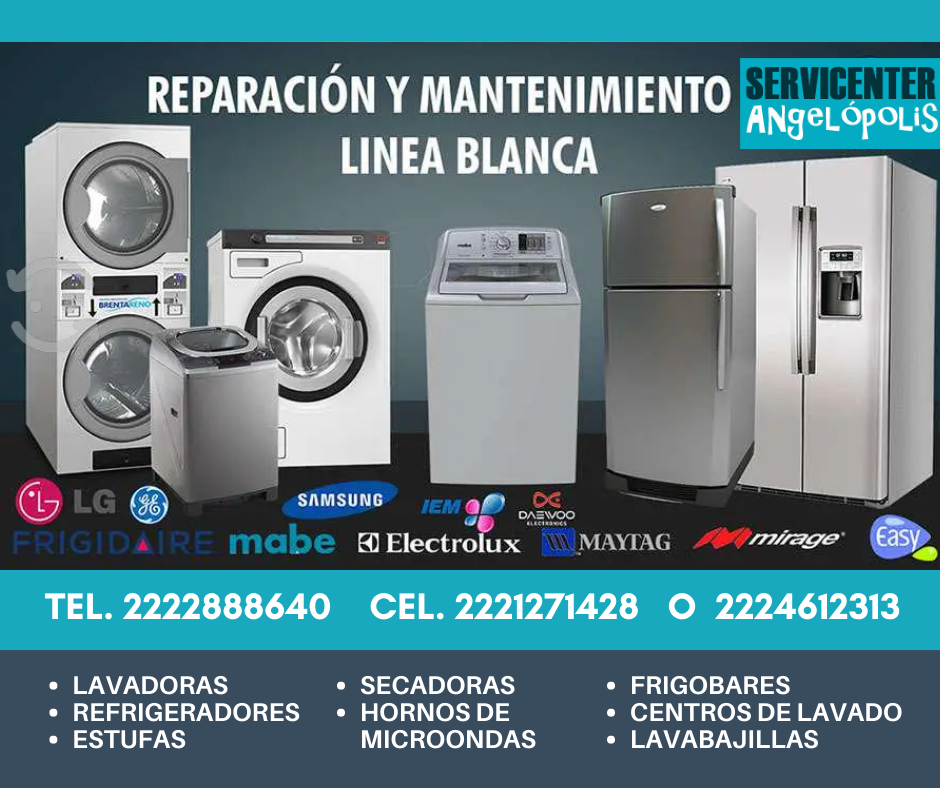 servicio de reparacion angelopolis en puebla