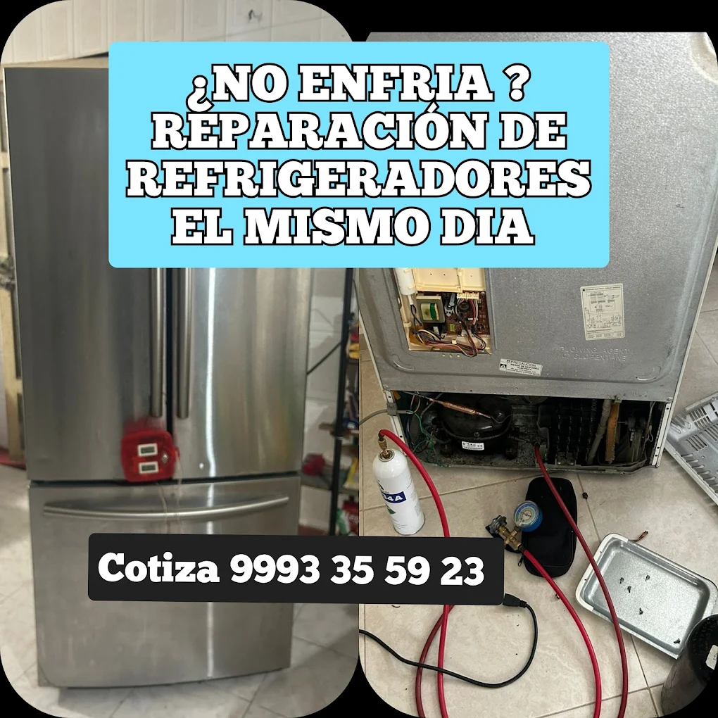 Serviciode reparacion de refrigeradores en merida