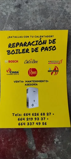 reparacion de boilers en tijuana