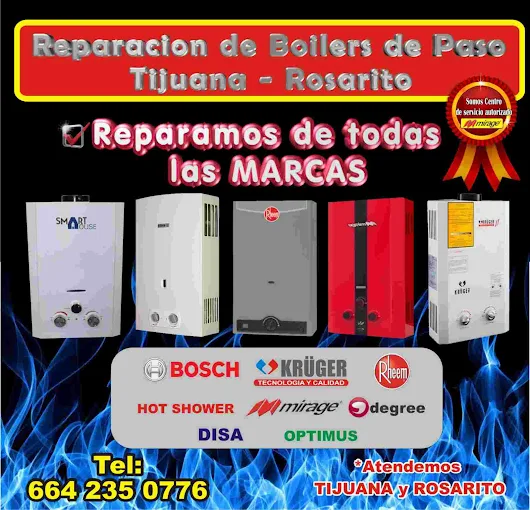 rep de boilers en tijuana